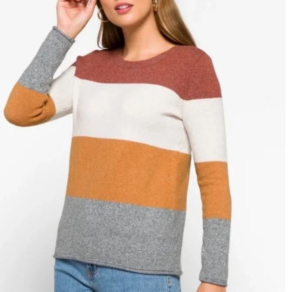 Pinque Design Studio Rust Stone Combo Color Black Pullover Sweater NEW Size XXL - Picture 2 of 10